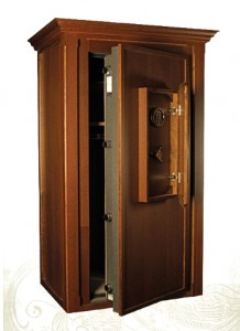 wooden gun safe