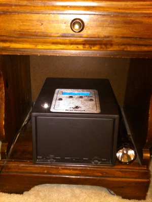 radio gun safe